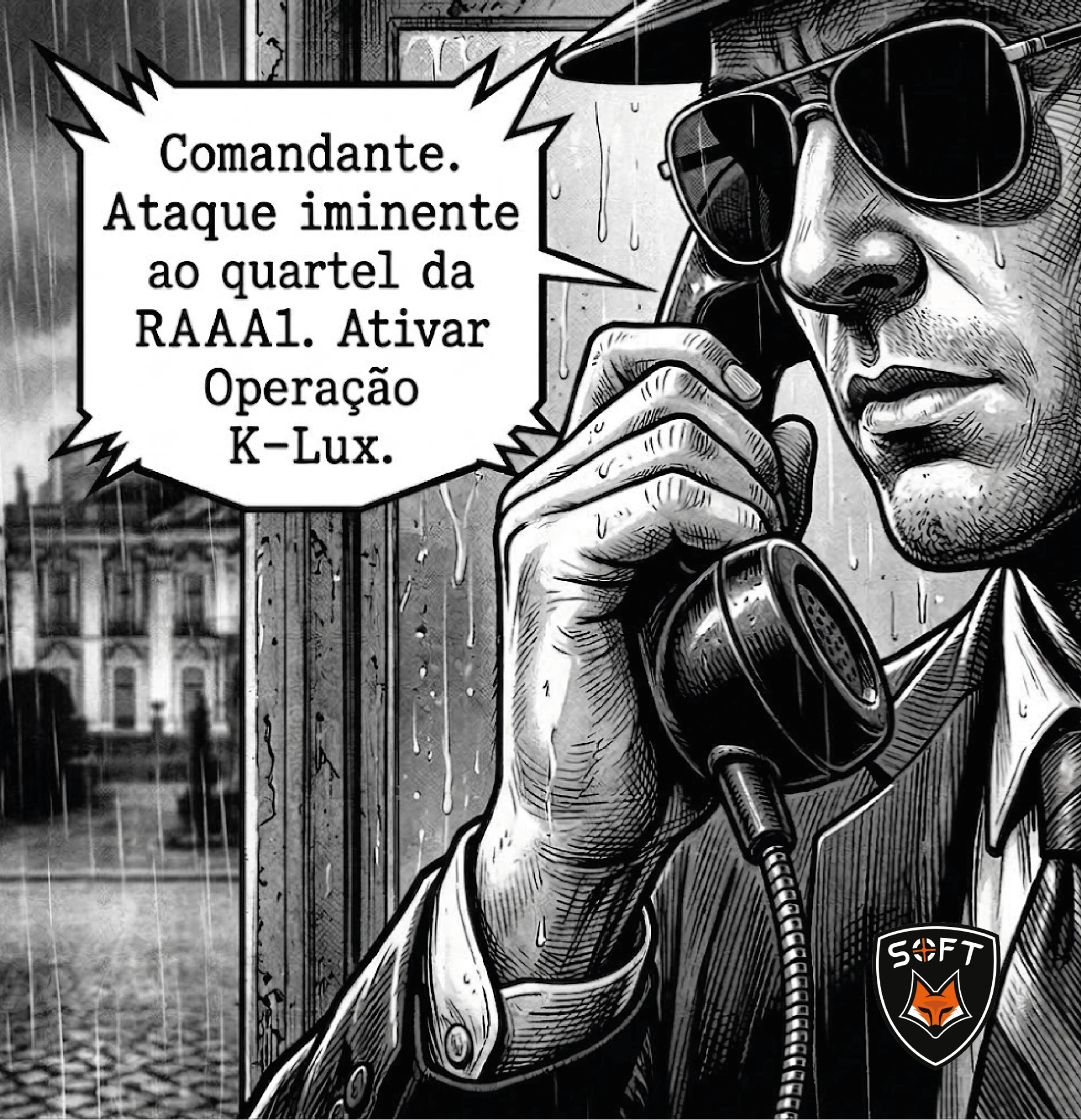 Mensagem de ataque iminente ativa a Operação K-LUX
